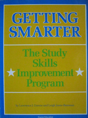 (image for) Getting Smarter the Study Skills Improvement Program (P)