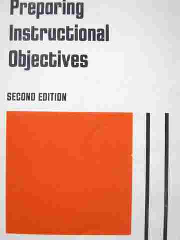 (image for) Preparing Instructional Objectives 2nd Edition (P) by Mager