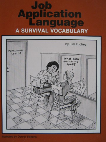 (image for) Job Application Language A Survival Vocabulary (P) by Richey