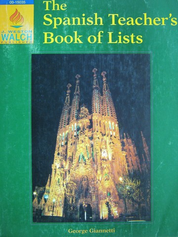 (image for) Spanish Teacher's Book of Lists (P) by George Giannetti