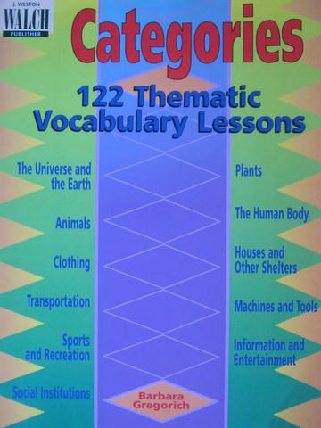 (image for) Categories 122 Thematic Vocabulary Lessons (P) by Gregorich
