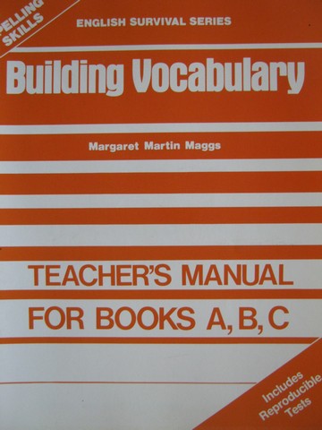(image for) English Survival Series Building Vocabulary TM (TE)(P) by Maggs