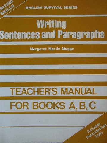(image for) English Survival Series Writing Sentences & Paragraphs TM (P)