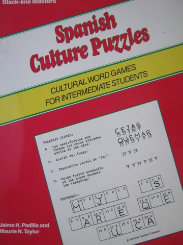 (image for) Spanish Culture Puzzles Blackline Masters (P) by Padilla