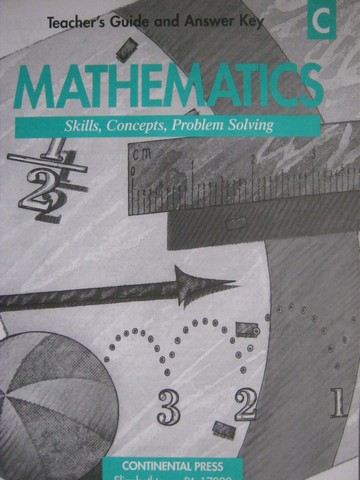 (image for) Mathematics Skills Concepts Problem Solving C TG (TE)(P)