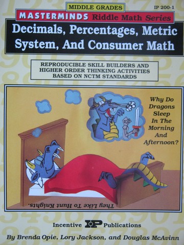 (image for) Masterminds Riddle Math Series Decimals Percentages Metric (P)