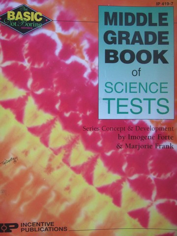 Basic Not Boring Series Middle Grade Book of Science Tests (P)