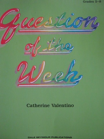 (image for) Question of the Week Science Grades 5-8 (P) by Valentino