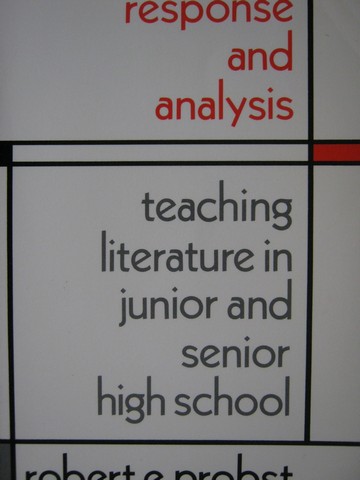 (image for) Response & Analysis (P) by Robert E. Probst