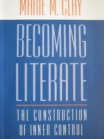 (image for) Becoming Literate (P) by Marie M. Clay