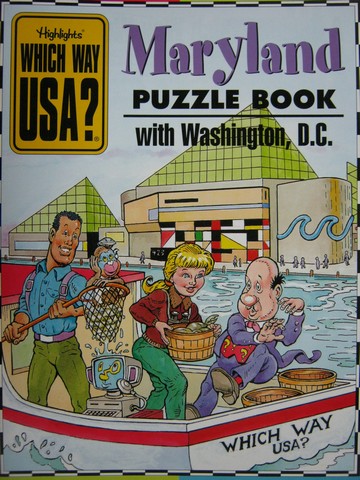 (image for) Which Way USA? Maryland Puzzle Book with Washington D. C. (P)
