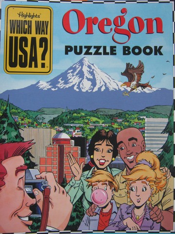 (image for) Which Way USA? Oregon Puzzle Book (P) by Andrew Gutelle