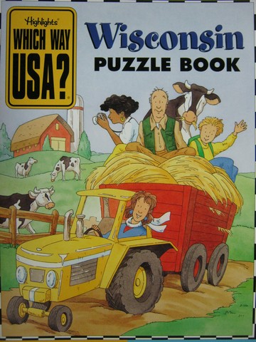 (image for) Which Way USA? Wisconsin Puzzle Book (P) by Andrew Gutelle