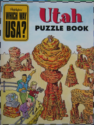 (image for) Which Way USA? Utah Puzzle Book (P) by Andrew Gutelle