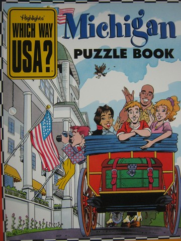 (image for) Which Way USA? Michigan Puzzle Book (P) by Andrew Gutelle