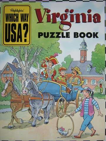 (image for) Which Way USA? Virginia Puzzle Book (P) by Andrew Gutelle