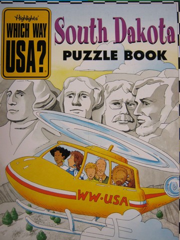 (image for) Which Way USA? South Dakota Puzzle Book (P) by Andrew Gutelle