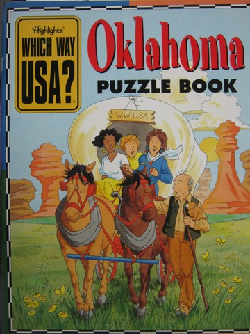 (image for) Which Way USA? Oklahoma Puzzle Book (P) by Andrew Gutelle