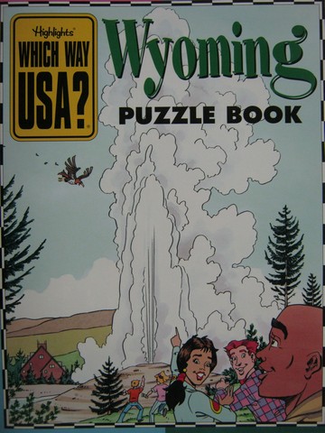 (image for) Which Way USA? Wyoming Puzzle Book (P) by Andrew Gutelle