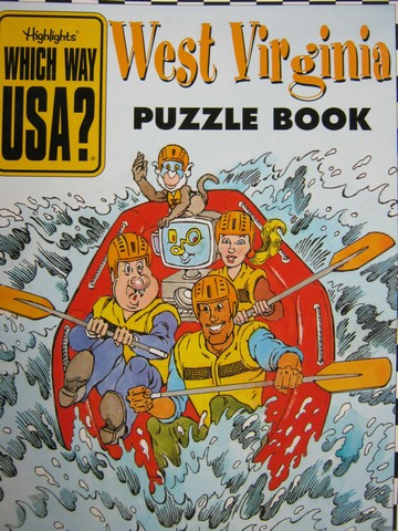 (image for) Which Way USA? West Virginia Puzzle Book (P) by Andrew Gutelle