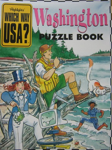 (image for) Which Way USA? Washington Puzzle Book (P) by Andrew Gutelle
