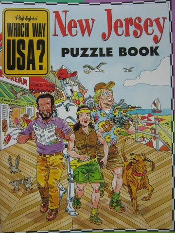 (image for) Which Way USA? New Jersey Puzzle Book (P) by Andrew Gutelle
