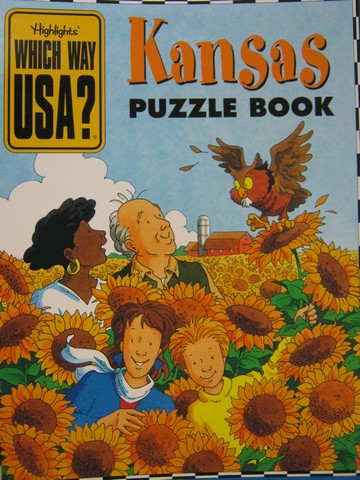 (image for) Which Way USA? Kansas Puzzle Book (P) by Andrew Gutelle