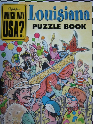 (image for) Which Way USA? Louisiana Puzzle Book (P) by Andrew Gutelle