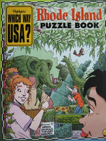 (image for) Which Way USA? Rhode Island Puzzle Book (P) by Andrew Gutelle
