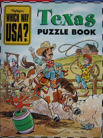 (image for) Which Way USA? Texas Puzzle Book (P) by Andrew Gutelle