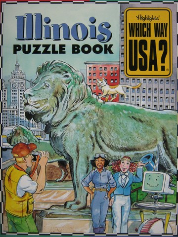 (image for) Which Way USA? Illinois Puzzle Book (P) by Andrew Gutelle