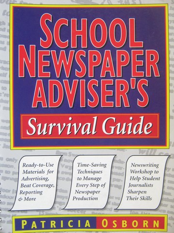(image for) School Newspaper Adviser's Survival Guide (Spiral) by Osborn