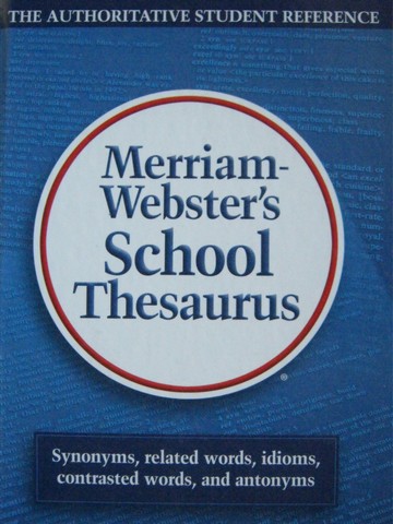(image for) Merriam-Webster's School Thesaurus (H)