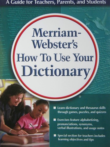 (image for) Merriam-Webster's How to Use Your Dictionary (P) by Cornog