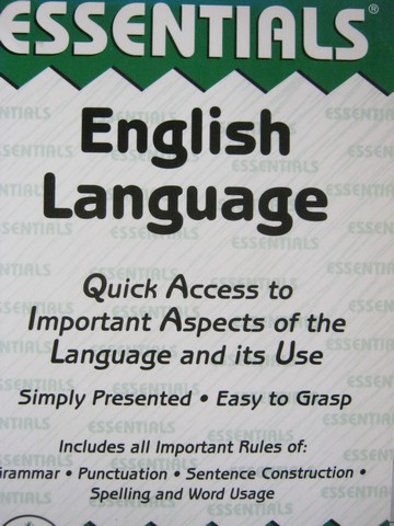 (image for) Essentials of English Language (P) by Mamie Webb Hixon