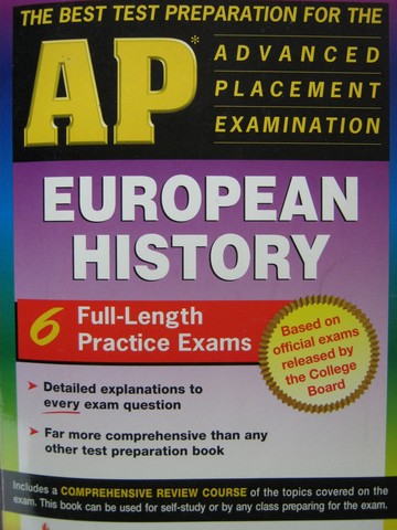 (image for) Test Preparation for the AP European History (P) by Campbell,