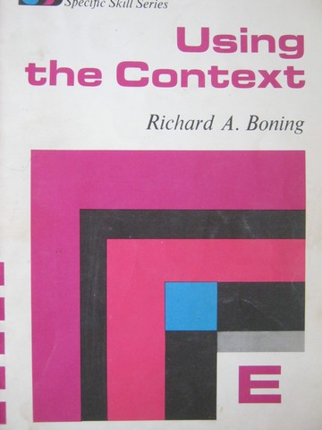 (image for) Specific Skill Series Using the Context Book E (P) by Boning