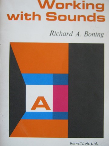 (image for) Specific Skill Series Working with Sounds Book A (P) by Richard A Boning