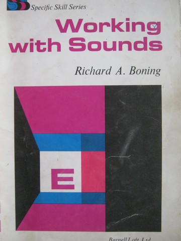 (image for) Specific Skill Series Working with Sounds Book E (P) by Boning