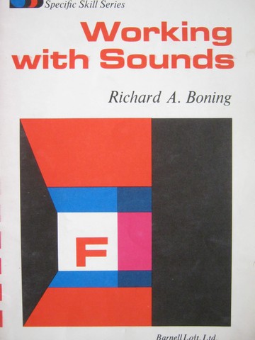 (image for) Specific Skill Series Working with Sounds Book F (P) by Boning