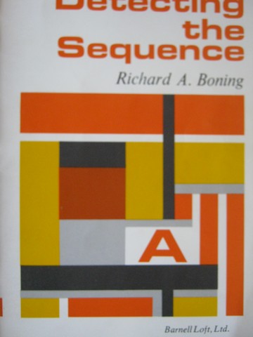 (image for) Specific Skill Series Detecting the Sequence Book A (P) by Richard Boning