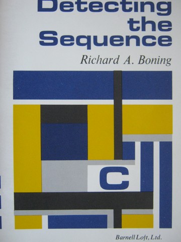 (image for) Specific Skill Series Detecting the Sequence C (P) by Boning