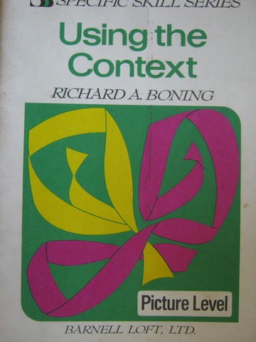 (image for) Specific Skill Series Using the Context Picture Level (P) by Boning