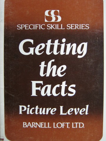 (image for) Specific Skill Series Getting the Facts Picture Level 2e (P)