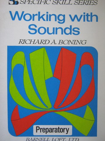 (image for) Specific Skill Series Working with Sounds Preparatory 2e (P) by Boning