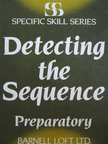 (image for) Specific Skill Series Detecting the Sequence Preparatory 2e (P)