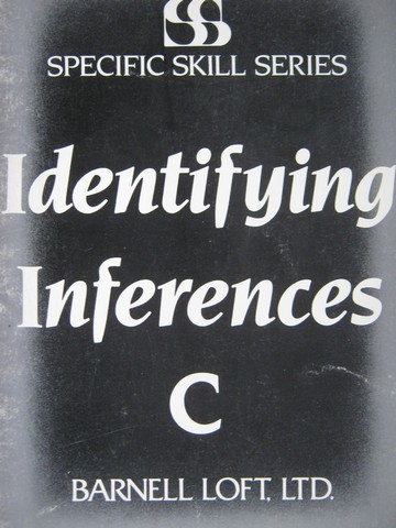 (image for) Specific Skill Series Identifying Inferences Book C (P)