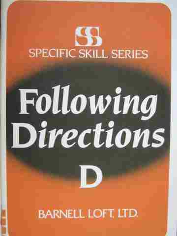 Specific Skill Series Following Directions D 2e (P)