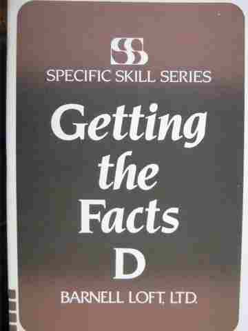 (image for) Specific Skill Series Getting the Facts D 3e (P) by Richard Boning