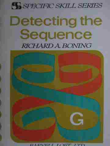 (image for) Specific Skill Series Detecting the Sequence G 3rd Edition (P)